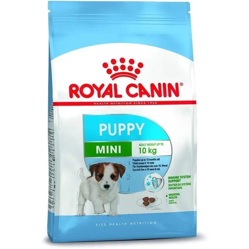 Royal Canin Shn Mini Puppy 800gm Size Health Nutrition Dog Food White