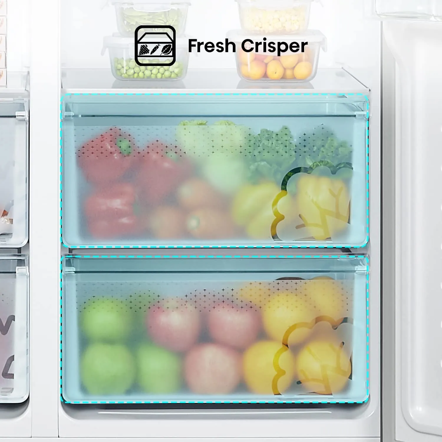 Hisense 670 Liter Refrigerator Side By Side A+ Energy Efficiency Silver Model RS670N4ASU