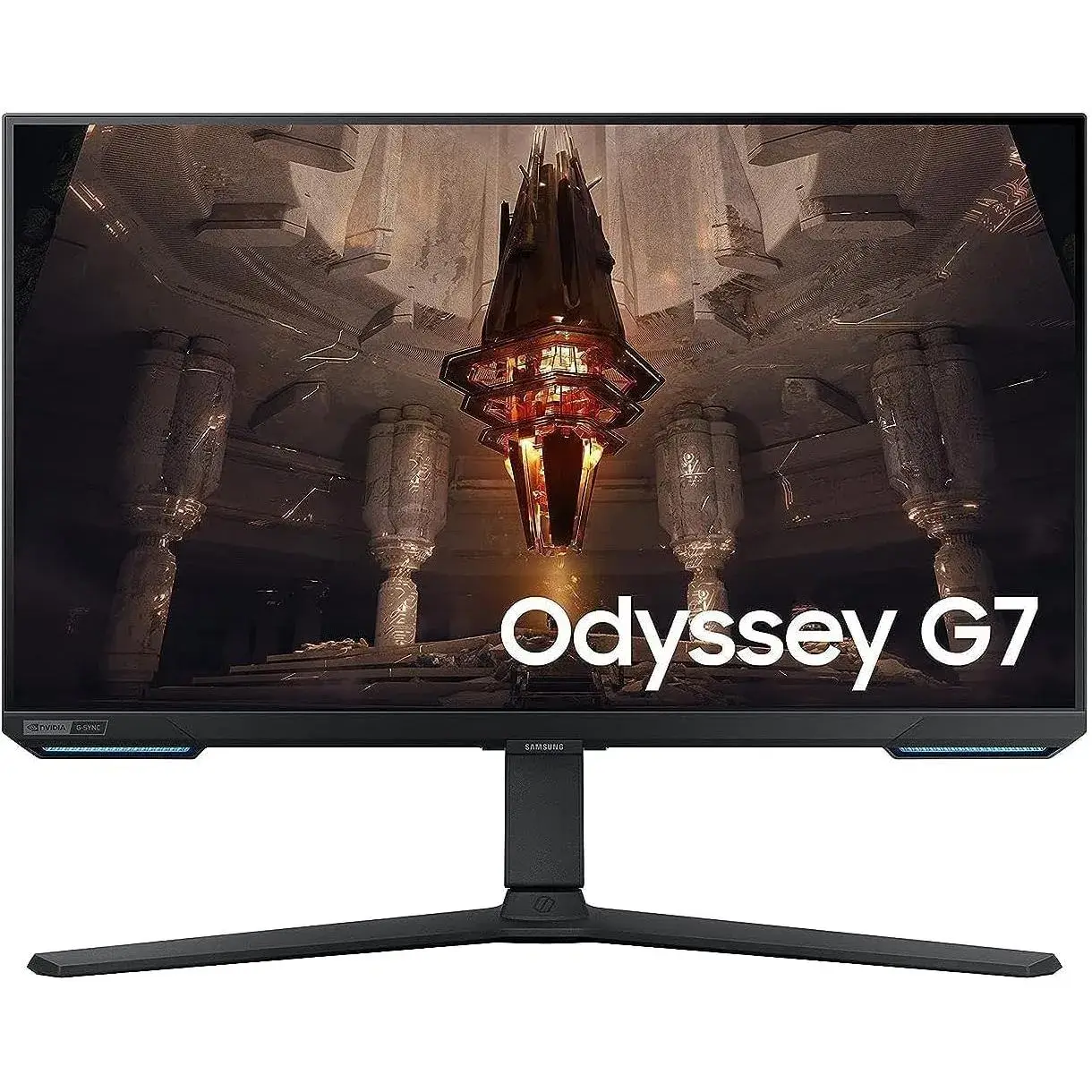 Samsung 28" Odyssey G7 Bg702, 4k Uhd Resolution & Ips Panel Flat Gaming Monitor, Ls28bg702emxue