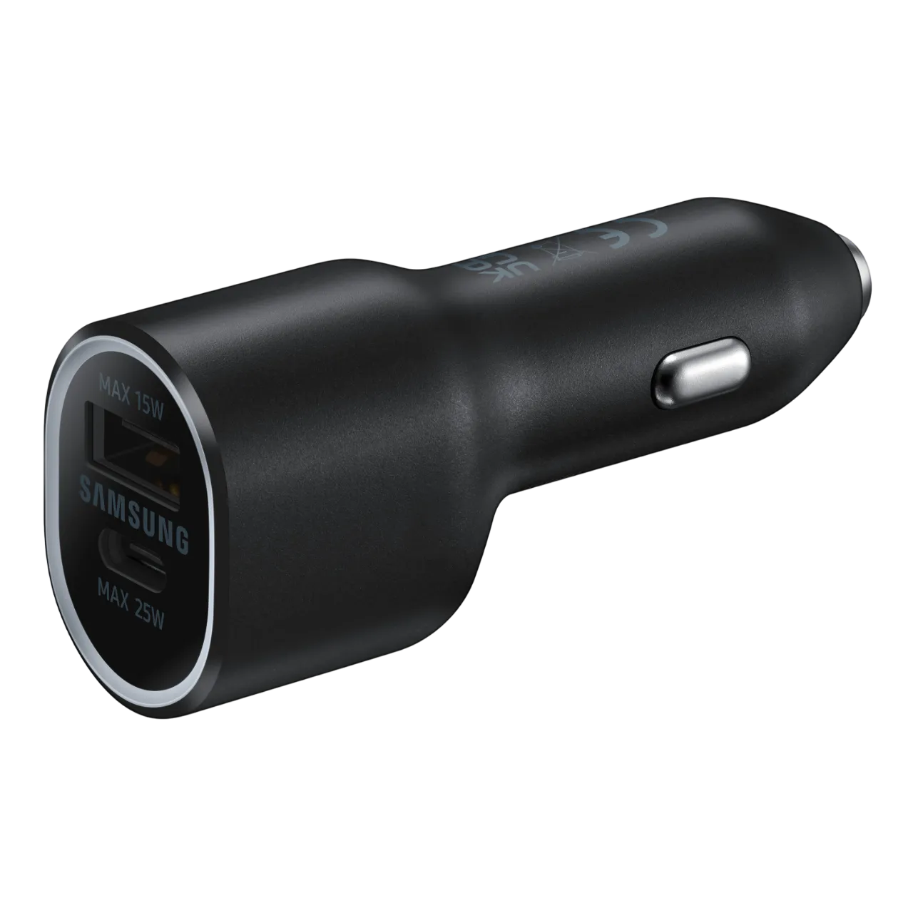 Samsung Dual Port Car Charger 25w + 15w Black Ep-l4020nbegww