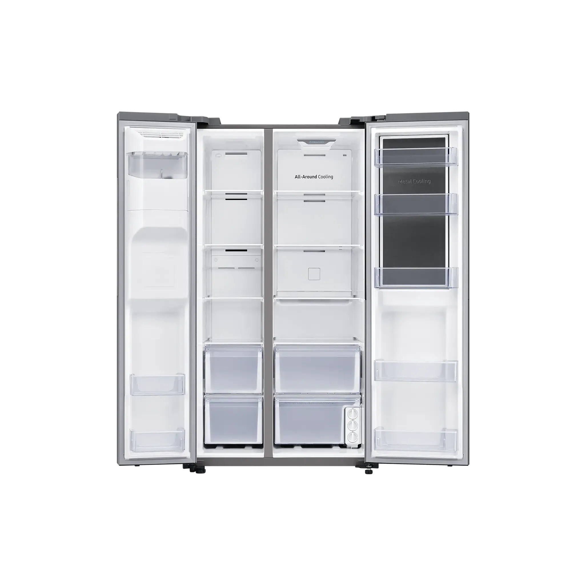 Samsung Side by Side Refrigerator 806L Net Capacity RS80T5190SL/SG