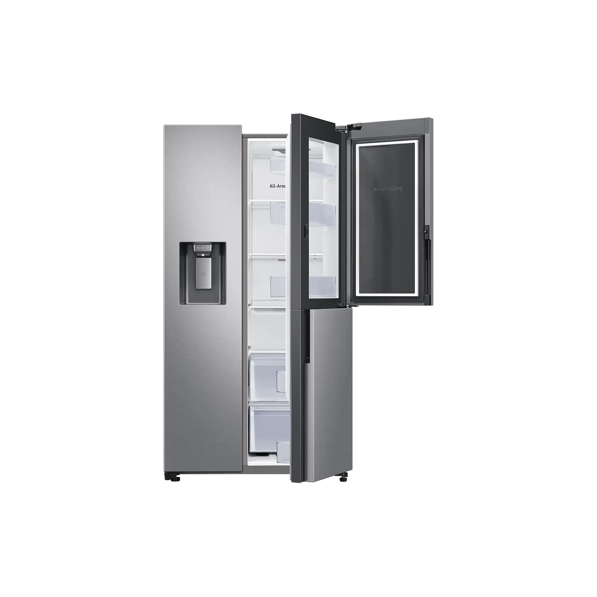 Samsung Side by Side Refrigerator 806L Net Capacity RS80T5190SL/SG
