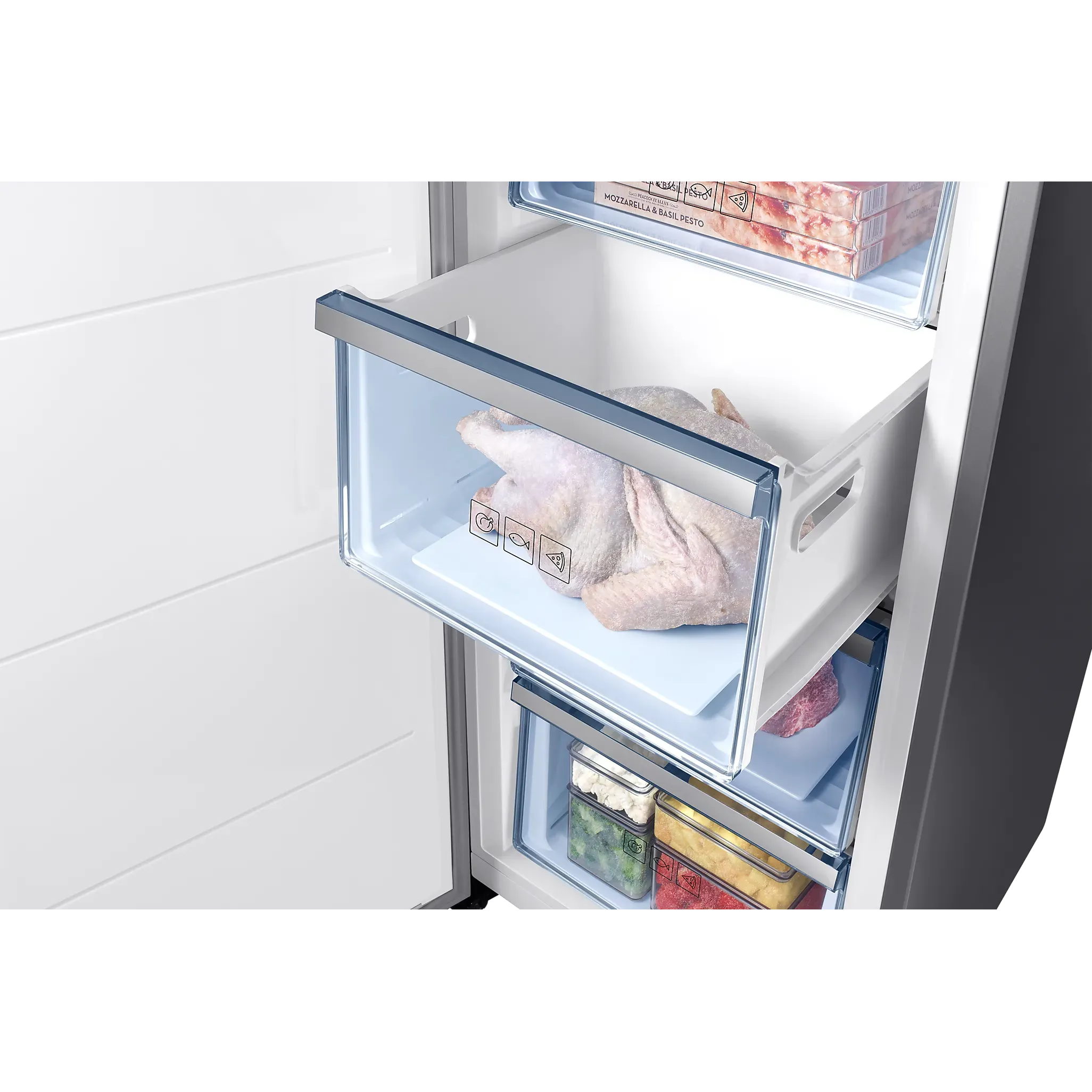 Samsung Upright Refrigerator 1 Door with No Frost 315L RZ32M71207F/SG
