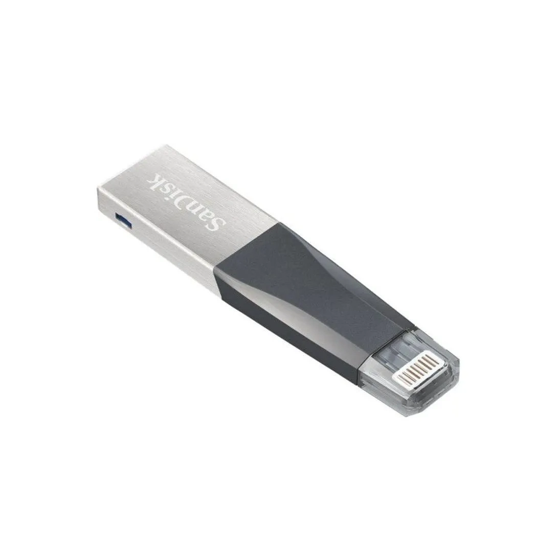 Sandisk Ixpand Mini Flash Drive For Iphone And Ipad 16GB Silver-black