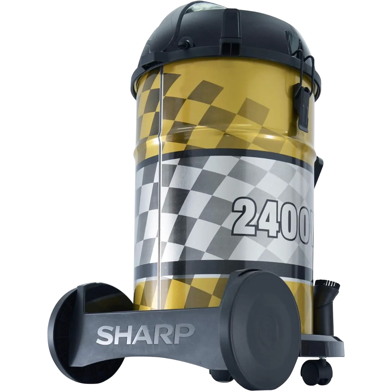 Sharp 22L 2400W Heavy Duty Drum-Barrel 100% Copper Motor Vacuum Cleaner Ec-Ca2422 Gold