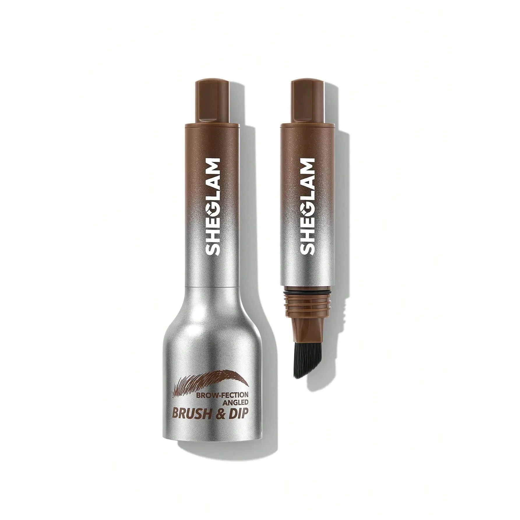 Sheglam Brow-fection Angled Brush & Dip Taupe