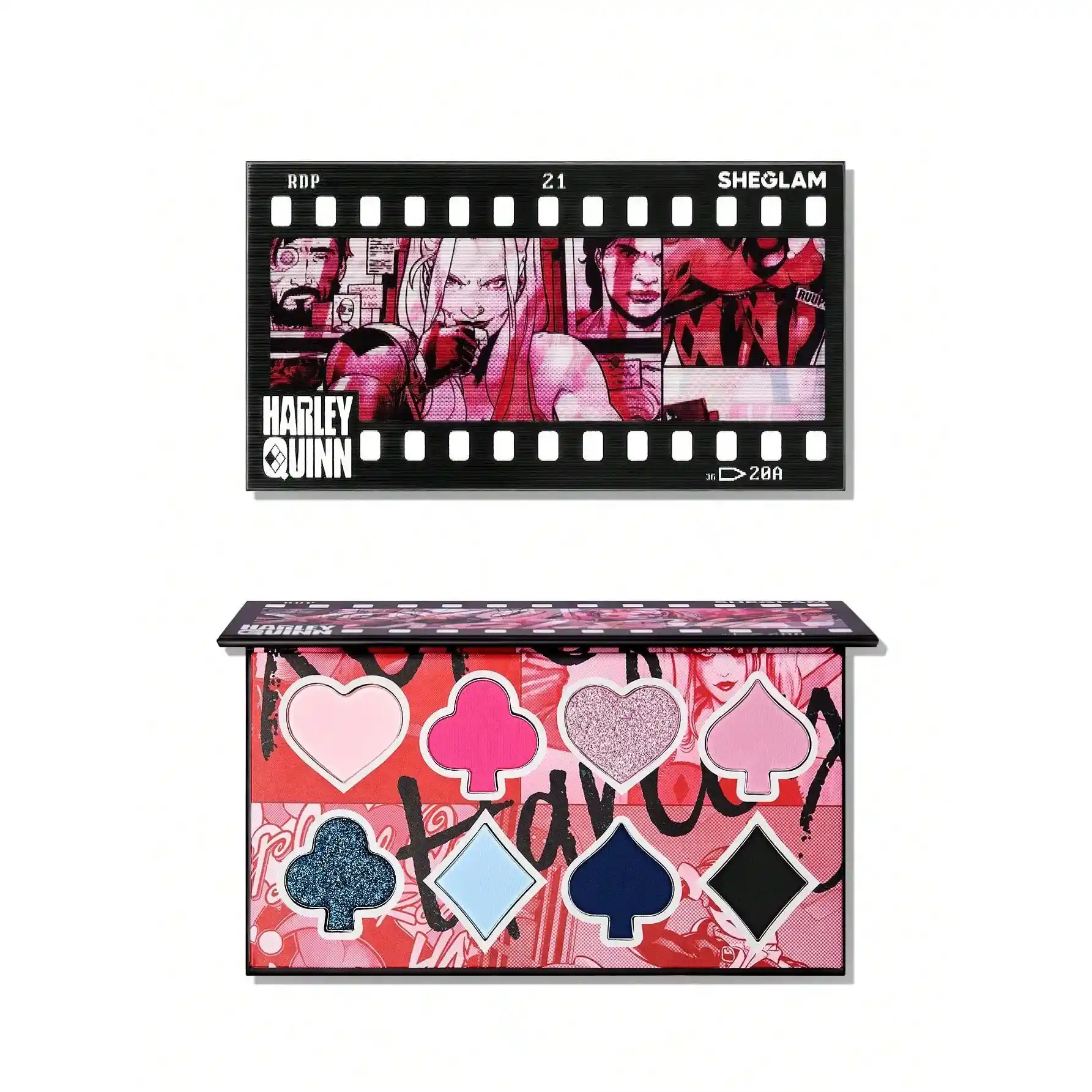 Sheglam Harley Quinn X Mad Love Color Palette