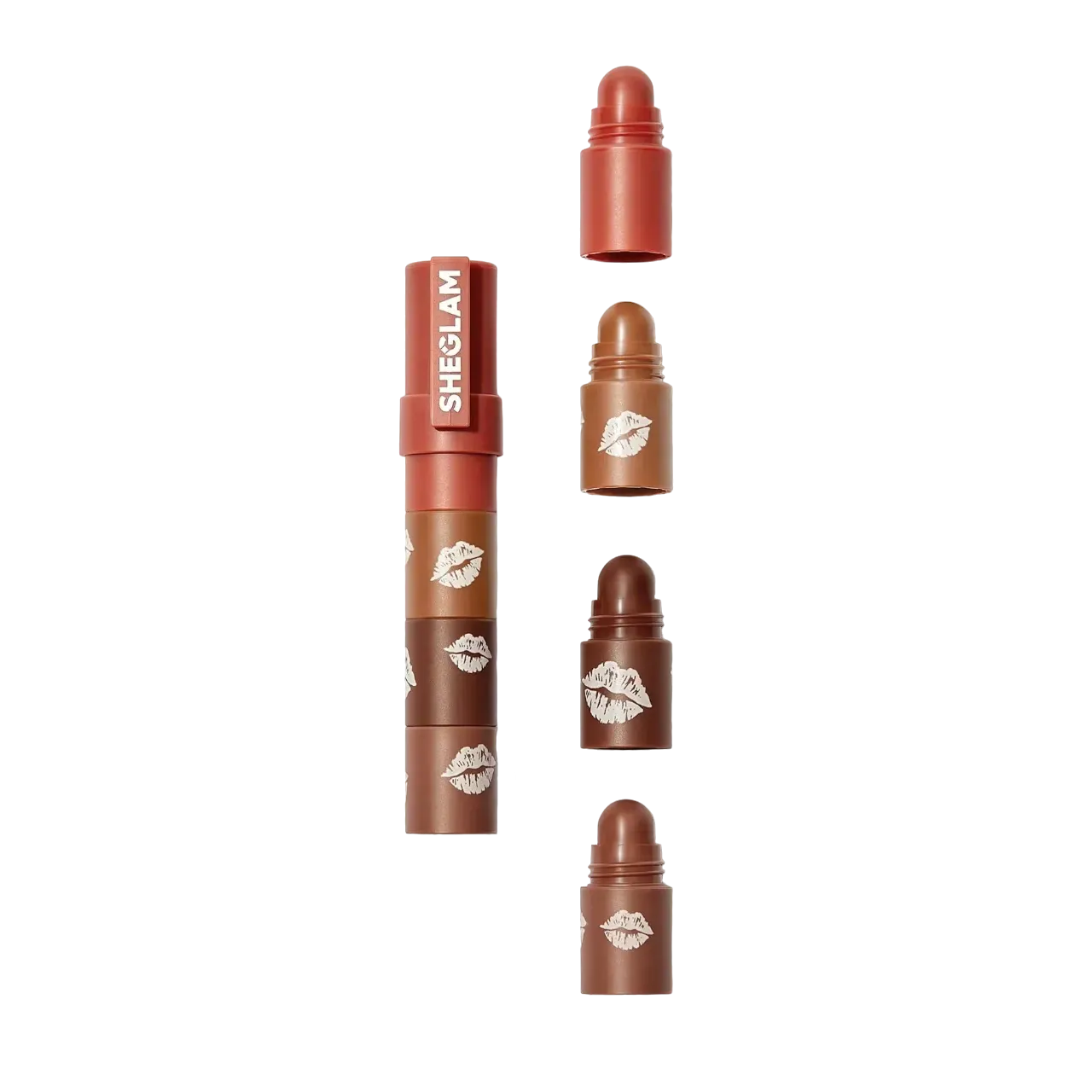 Sheglam Mega Lip Stacks-Brown-Brownie Stack