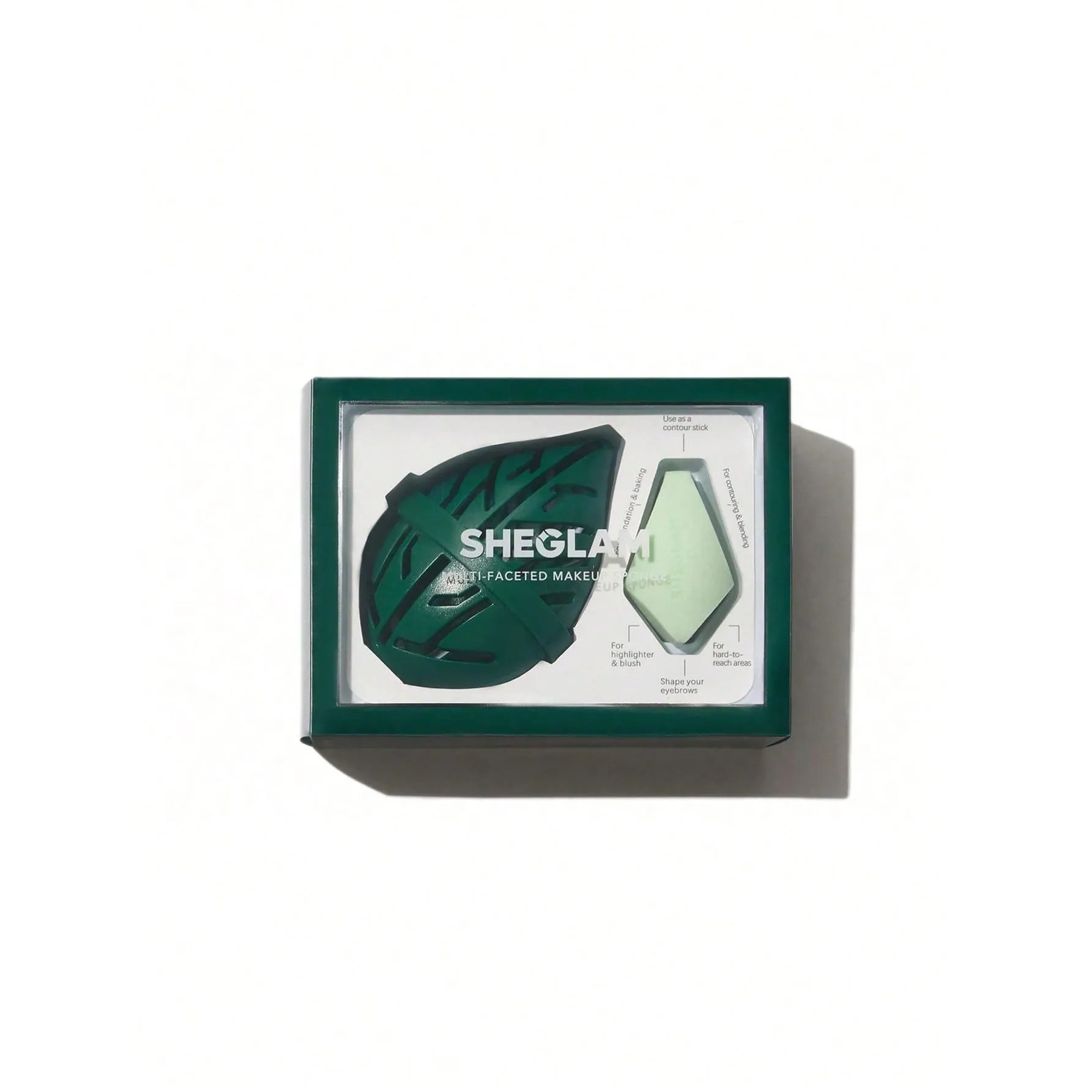 Sheglam Multi-faceted Makeup Sponge-forest Green