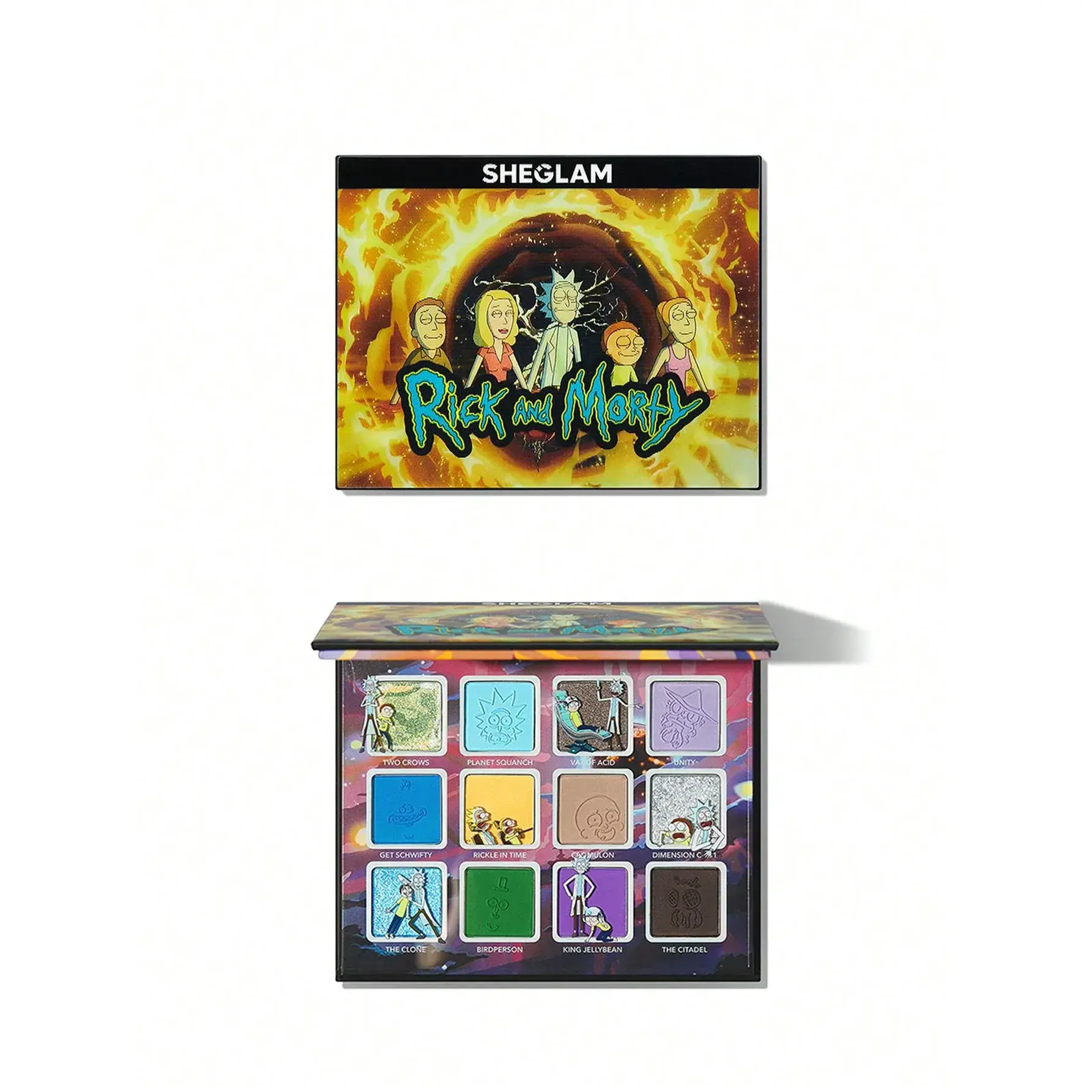 Sheglam Rick And Morty X The Meaning(lessness) Of Life Palette