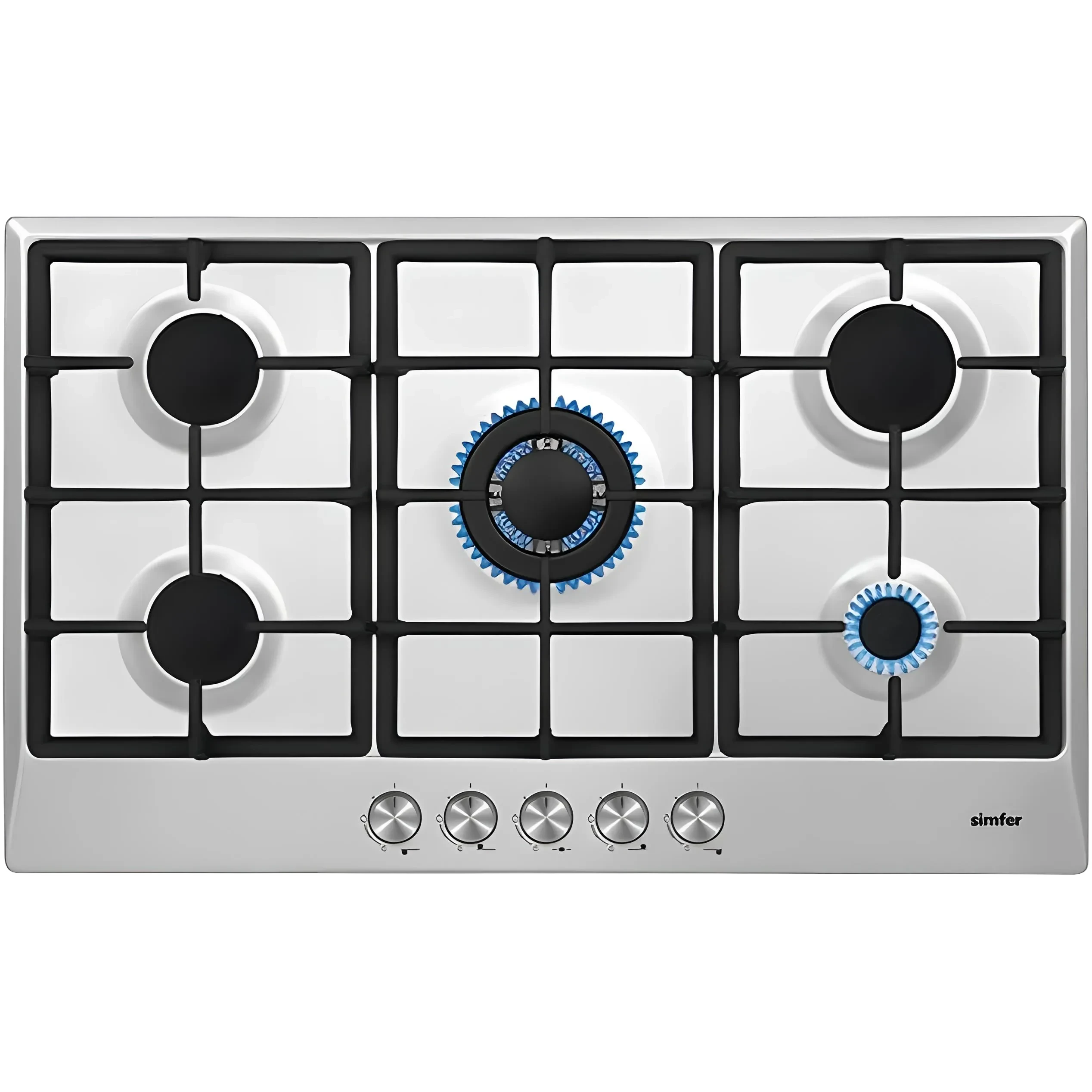 Simfer 5 Burner Gas Hob 90Cm SMF907BH-SC
