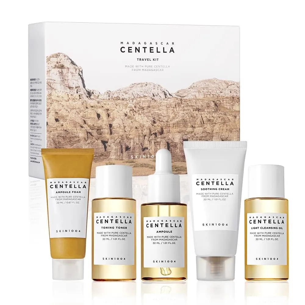 Skin1004 Madagascar Centella Travel Kit Box Version Not Pouch