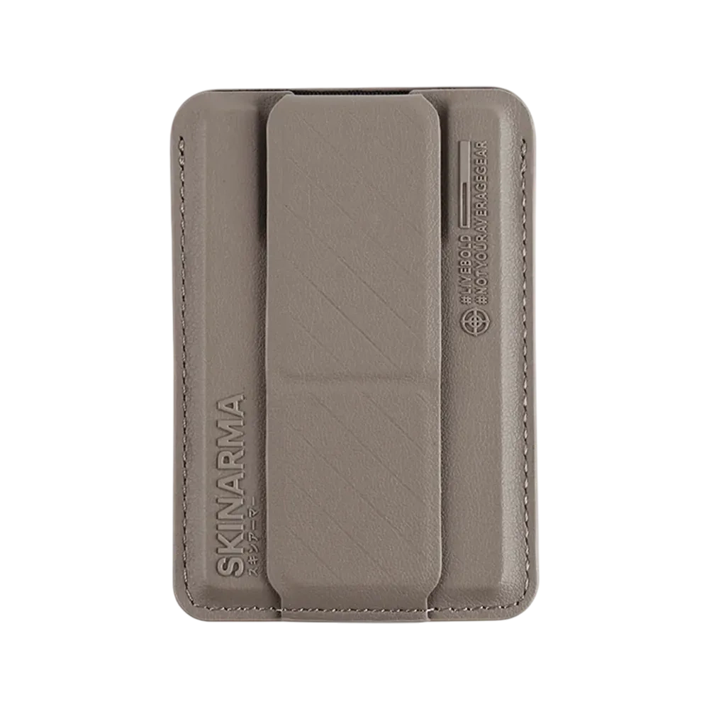 Skinarma Mag Charge Card Holder With Grip Stand Kado Champagne Sk-kado-gld