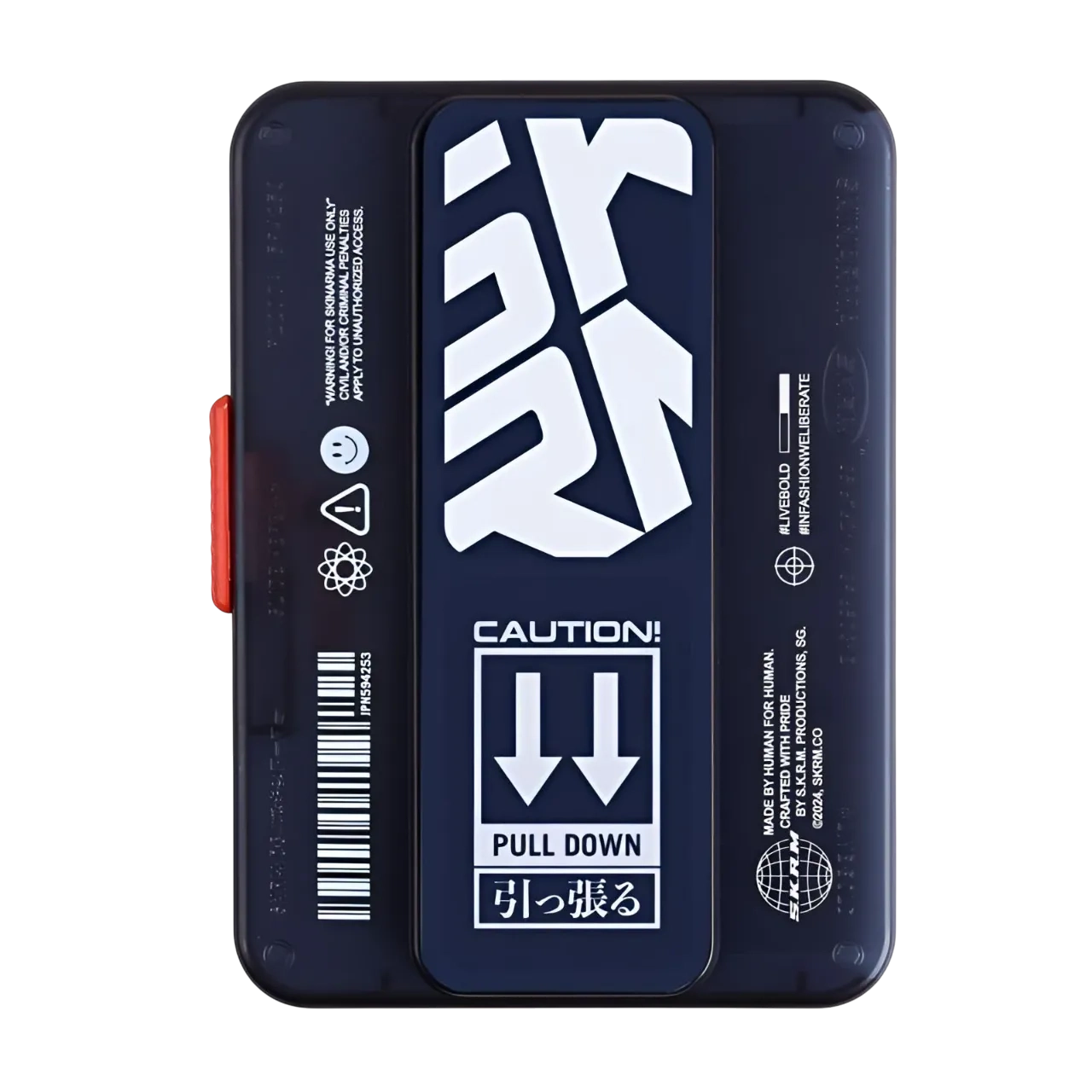 Skinarma Phaze Mirage Magnetic Cardholder Blue Sk-mirage-phblu