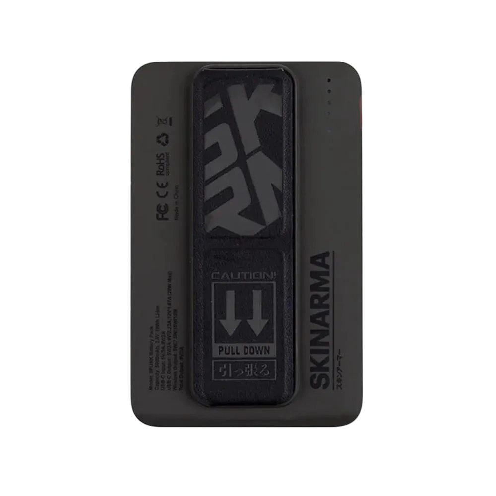 Skinarma Spunk Mirage Cardholder Pewter Green Skmirage-spkgrn