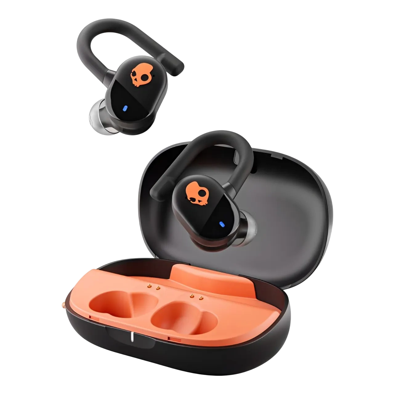 Skullcandy Push Play Active True Wireless In-ear Earbuds, Black/orange, S2ppw-s749