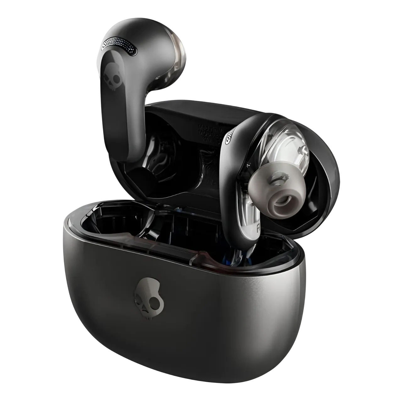 Skullcandy Rail Anc True Wireless Earbuds With Active Noise Cancelling, True Black, S2ipw-p740