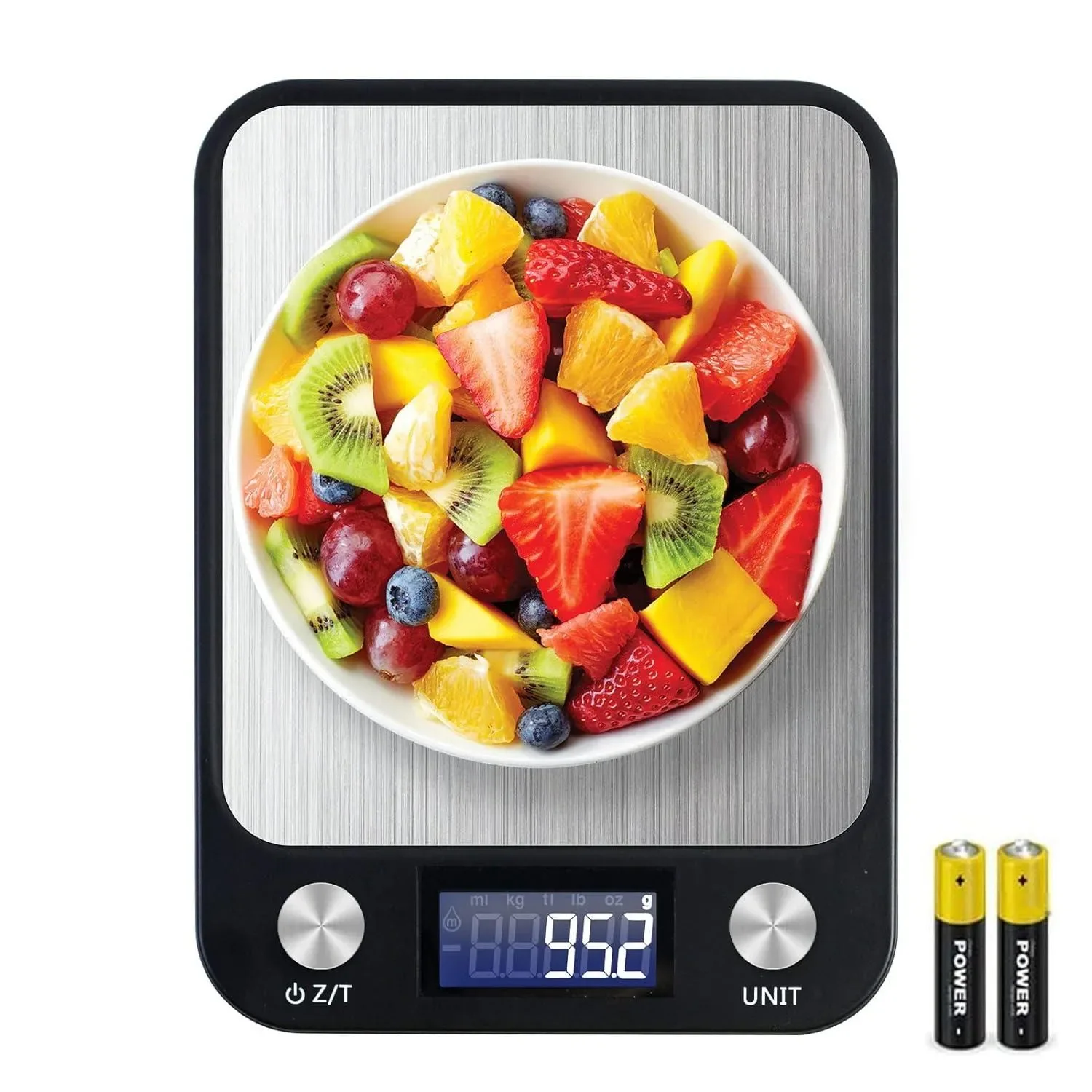 Sky-Touch Digital Kitchen Food Scale Multifunction Black