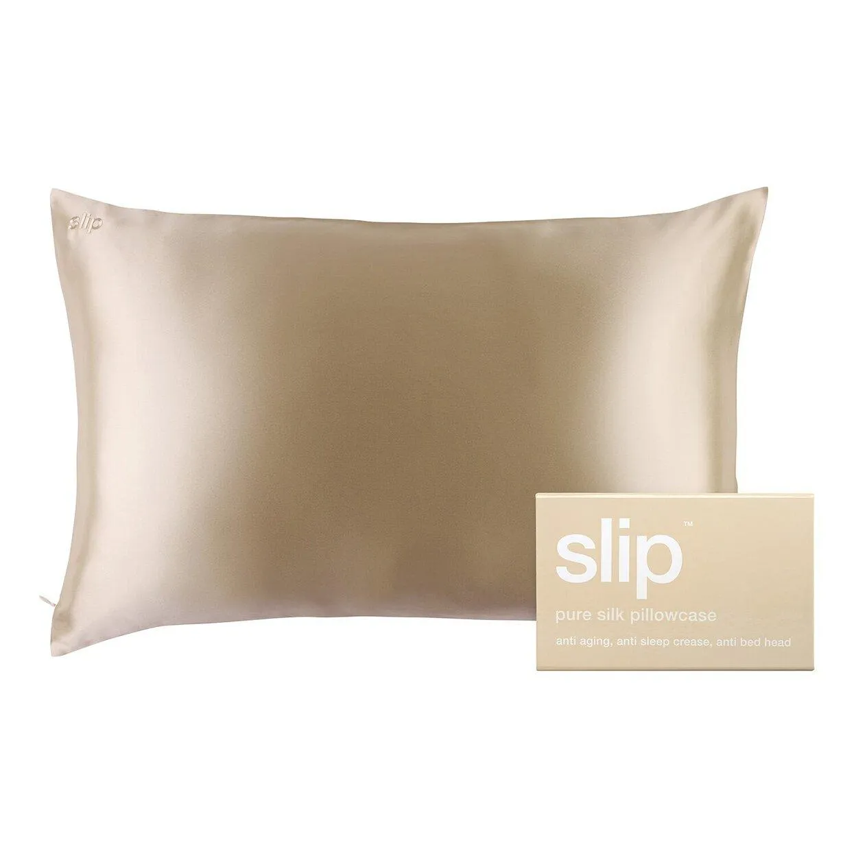 Slip Queen/standard Pillowcase Caramel