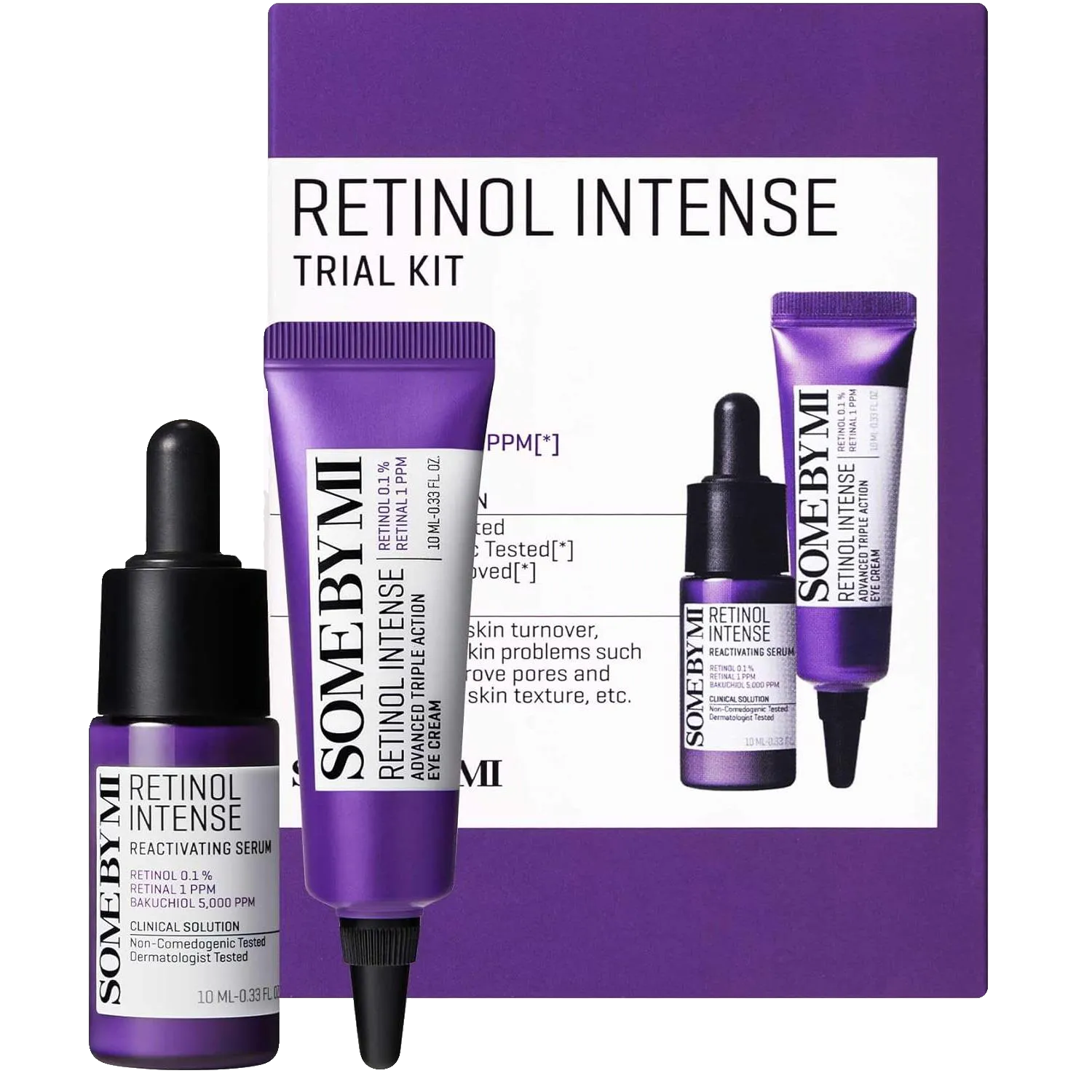 Some By Mi Retinol Intense Eye Cream And Serum 2 Pieces Trial Kit