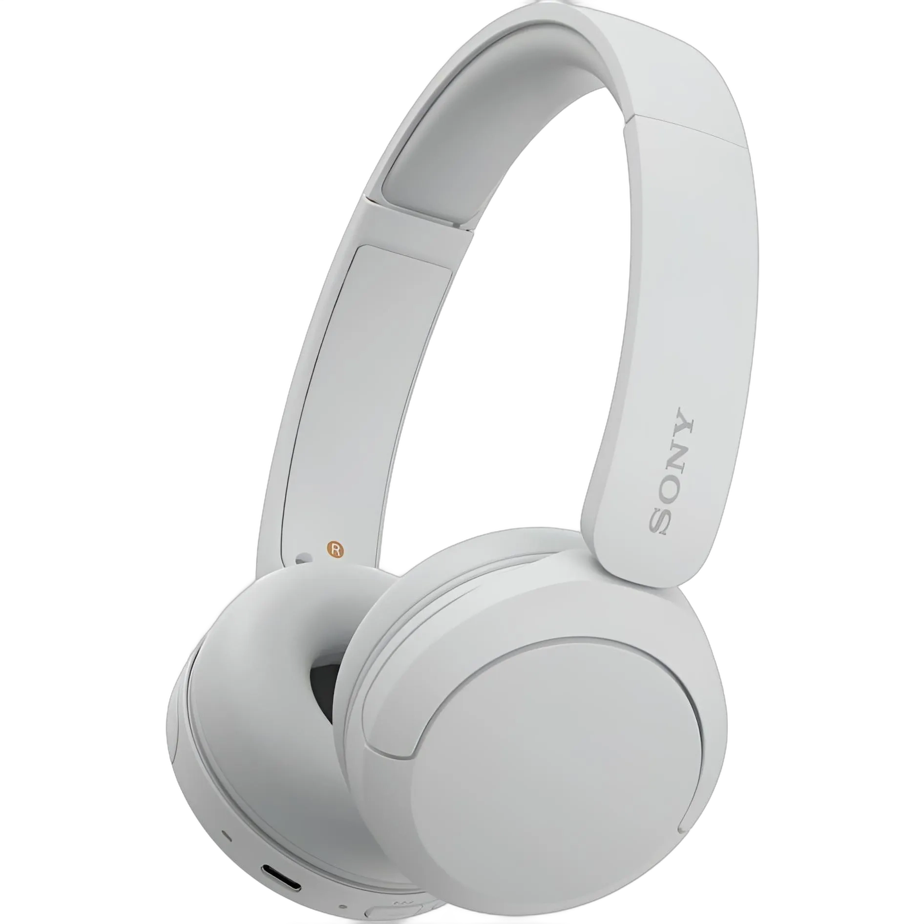 Sony Wh-Ch520 Wireless Bluetooth On-Ear With Mic For Phone Call, White