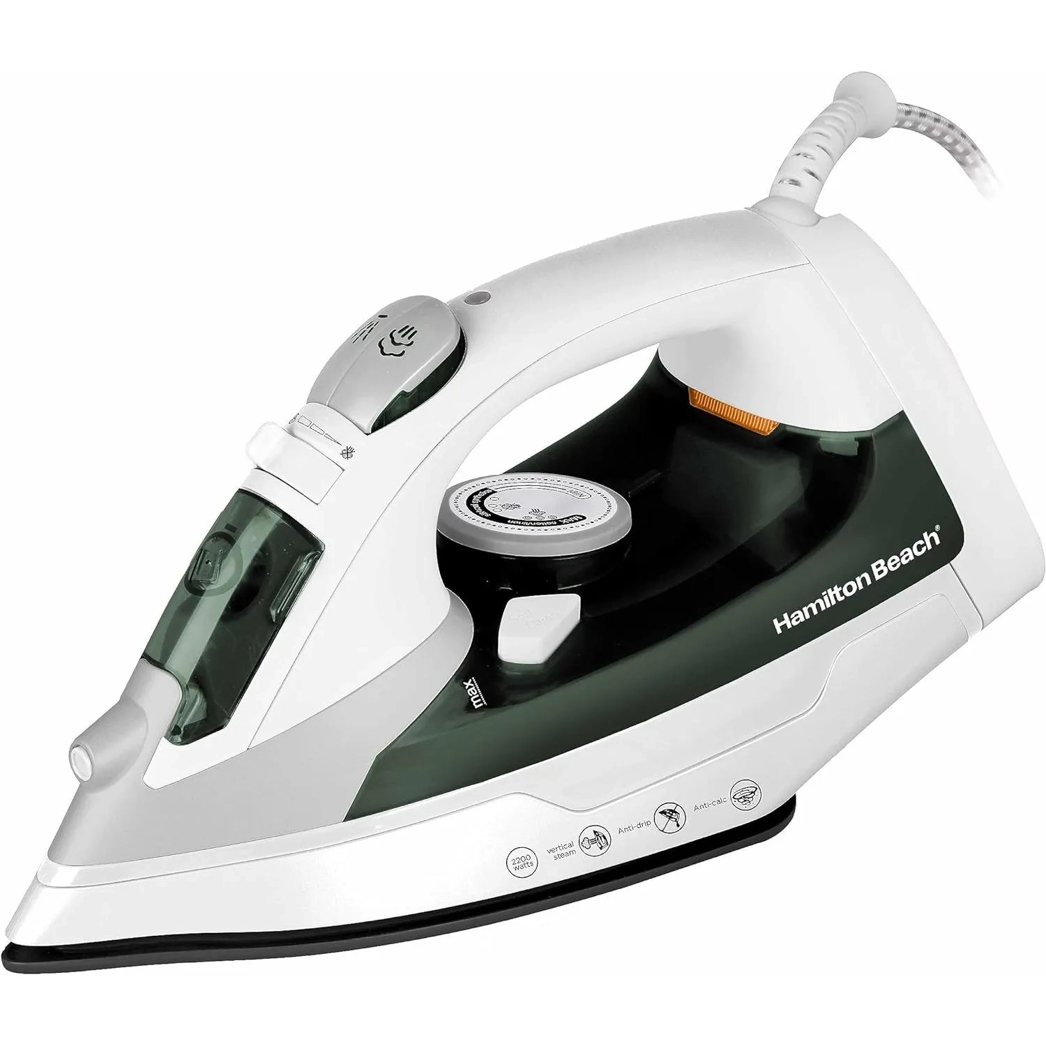 Hamilton Beach Steam Iron Non Stick 2200W