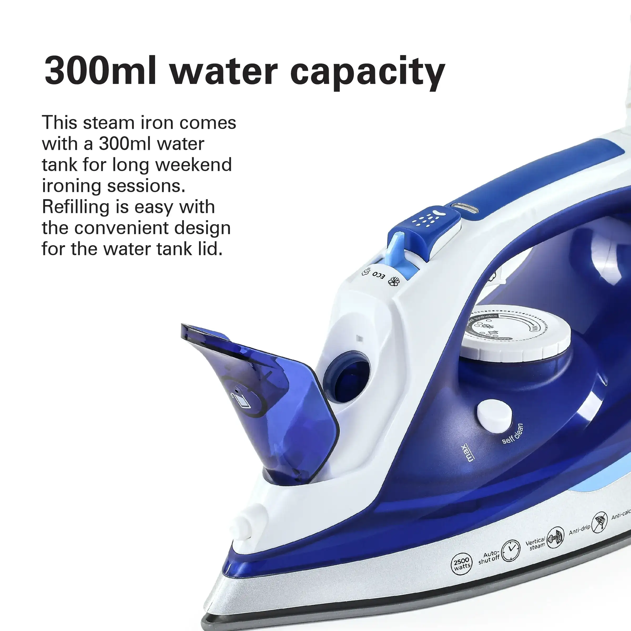 Hamilton Beach Steam Iron Ceramic 2500W