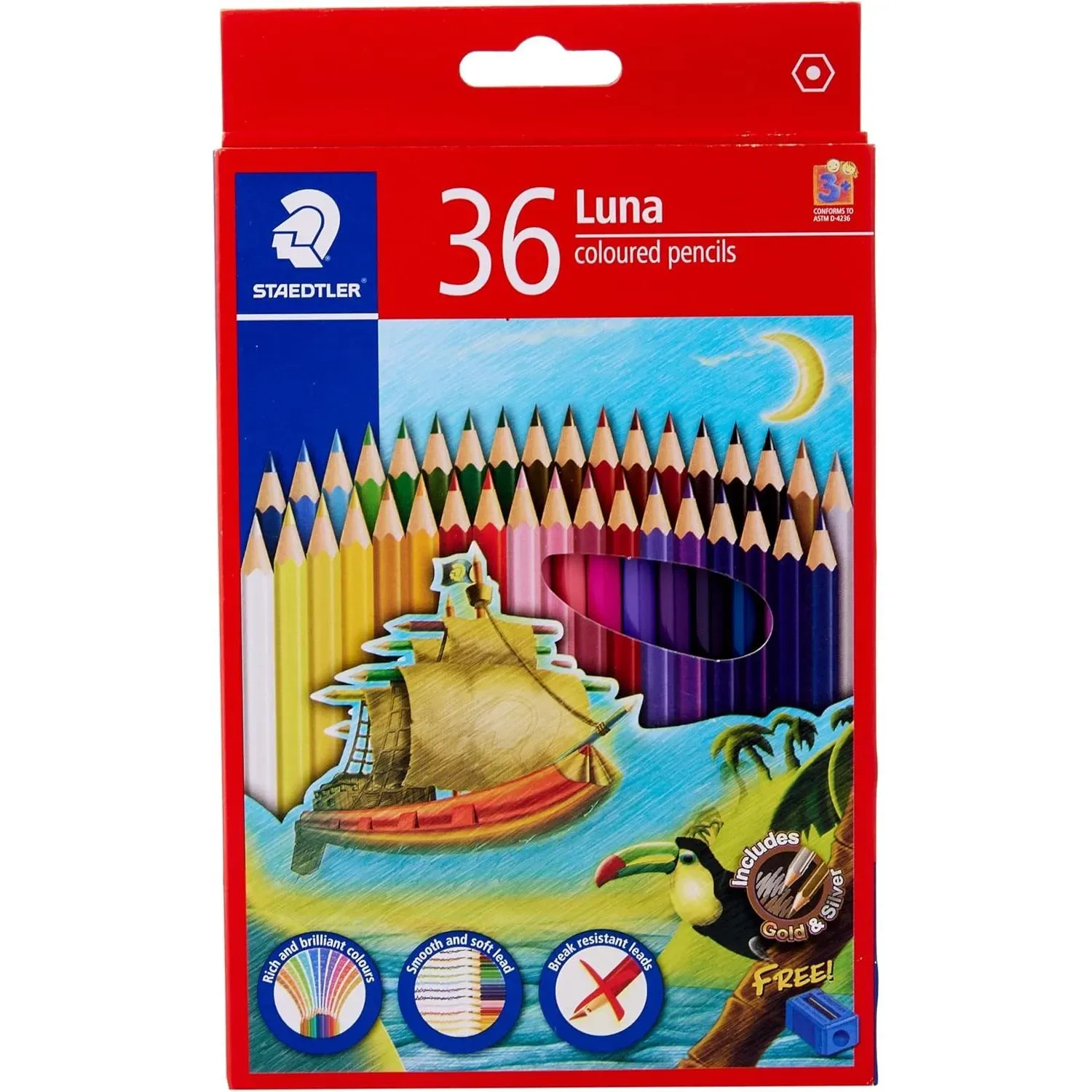 Staedtler Noris Colour Pencil Set Multicolor 36 Pieces
