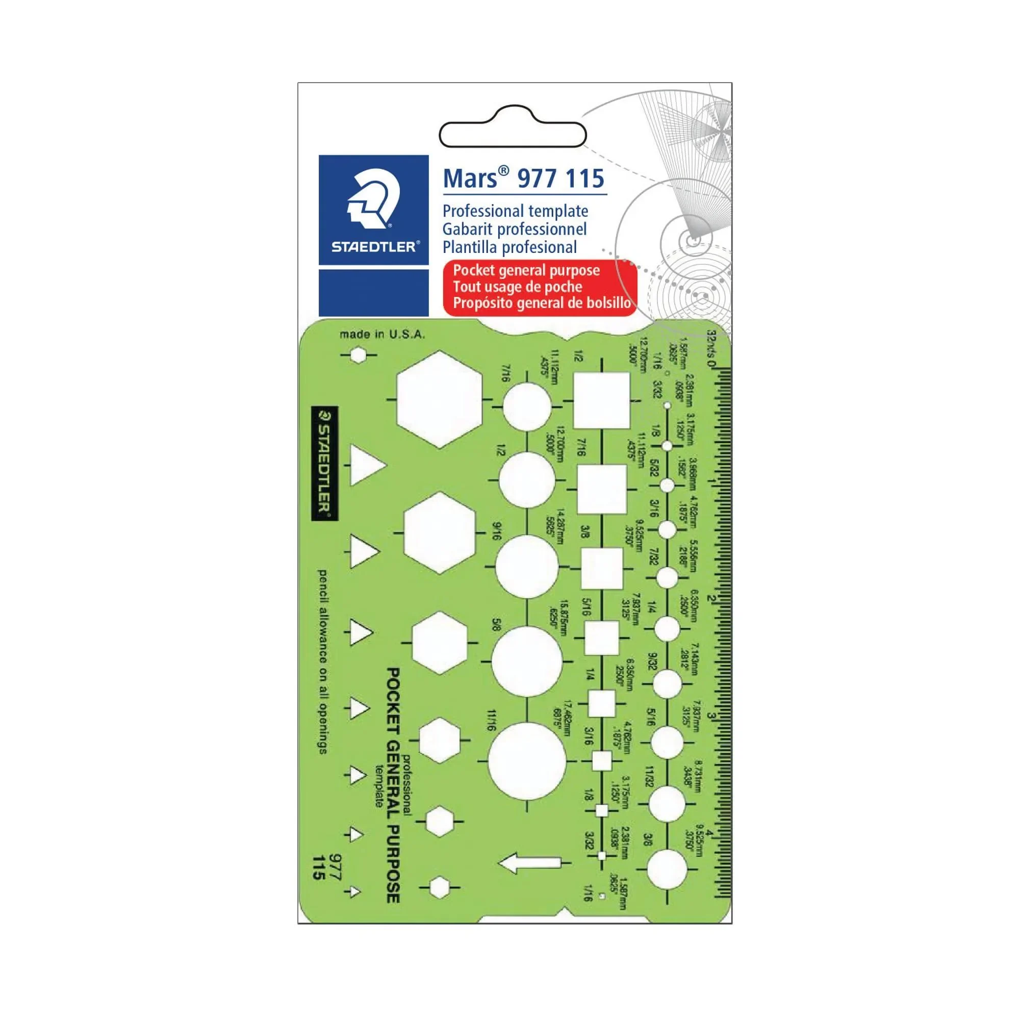 Staedtler Technical Drawing Template 977 115 02