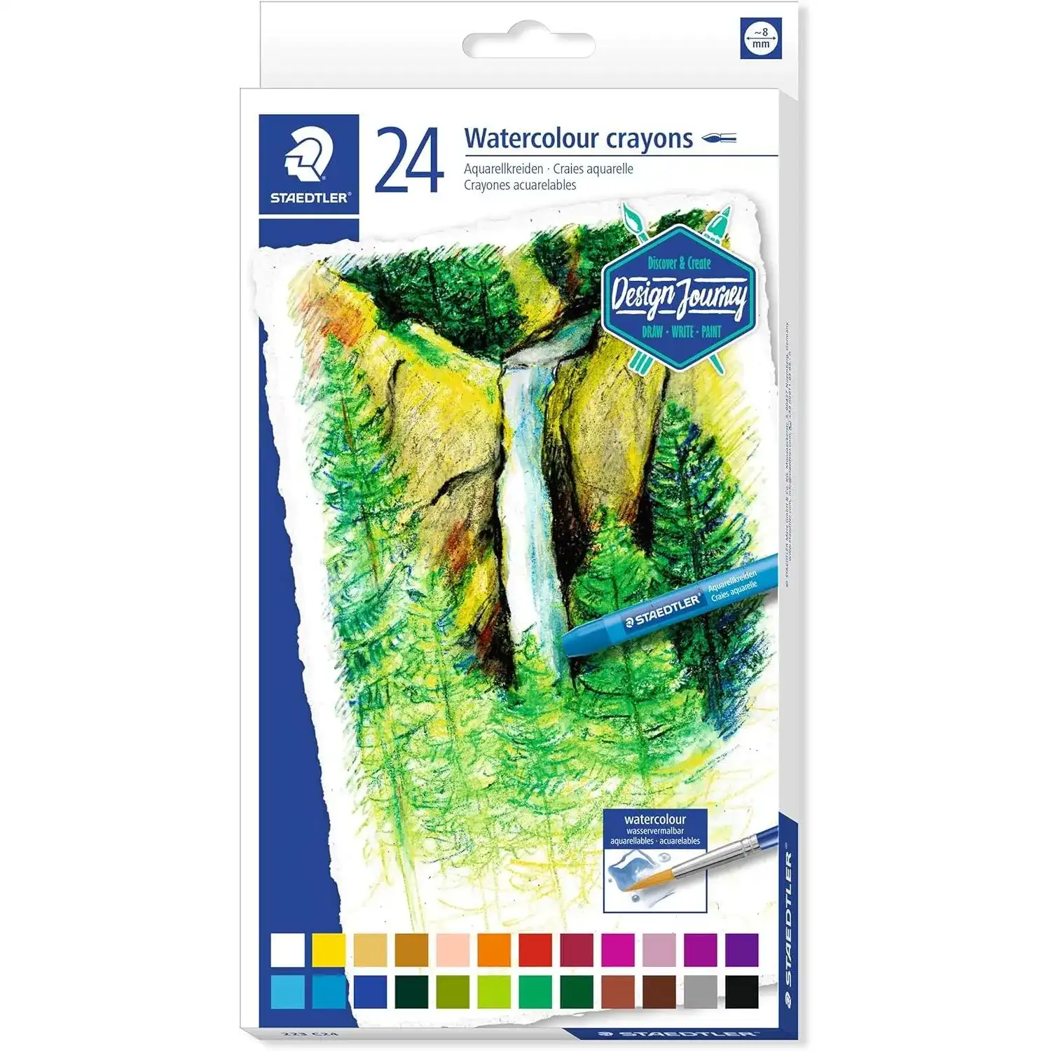 Staedtler Water Colorour Crayons Set 24 Color