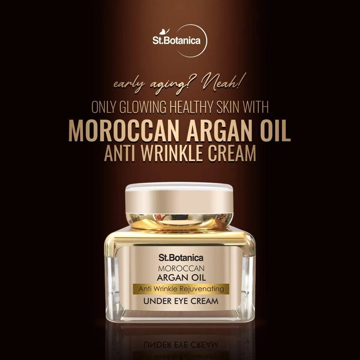 Stbotanica Moroccan Argan Oil Anti Wrinkle Rejuvenating Under Eye Cream, 30G