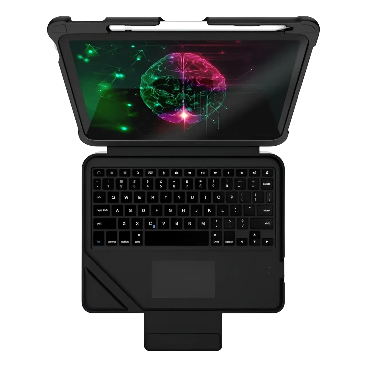 STM Dux Keyboard Trackpad Bluetooth Ipad A16/10th Gen, Black, STM-226-402KX-01