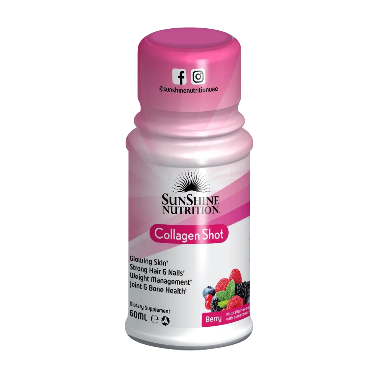 Sunshine Nutrition Collagen Shots Berry 60ml
