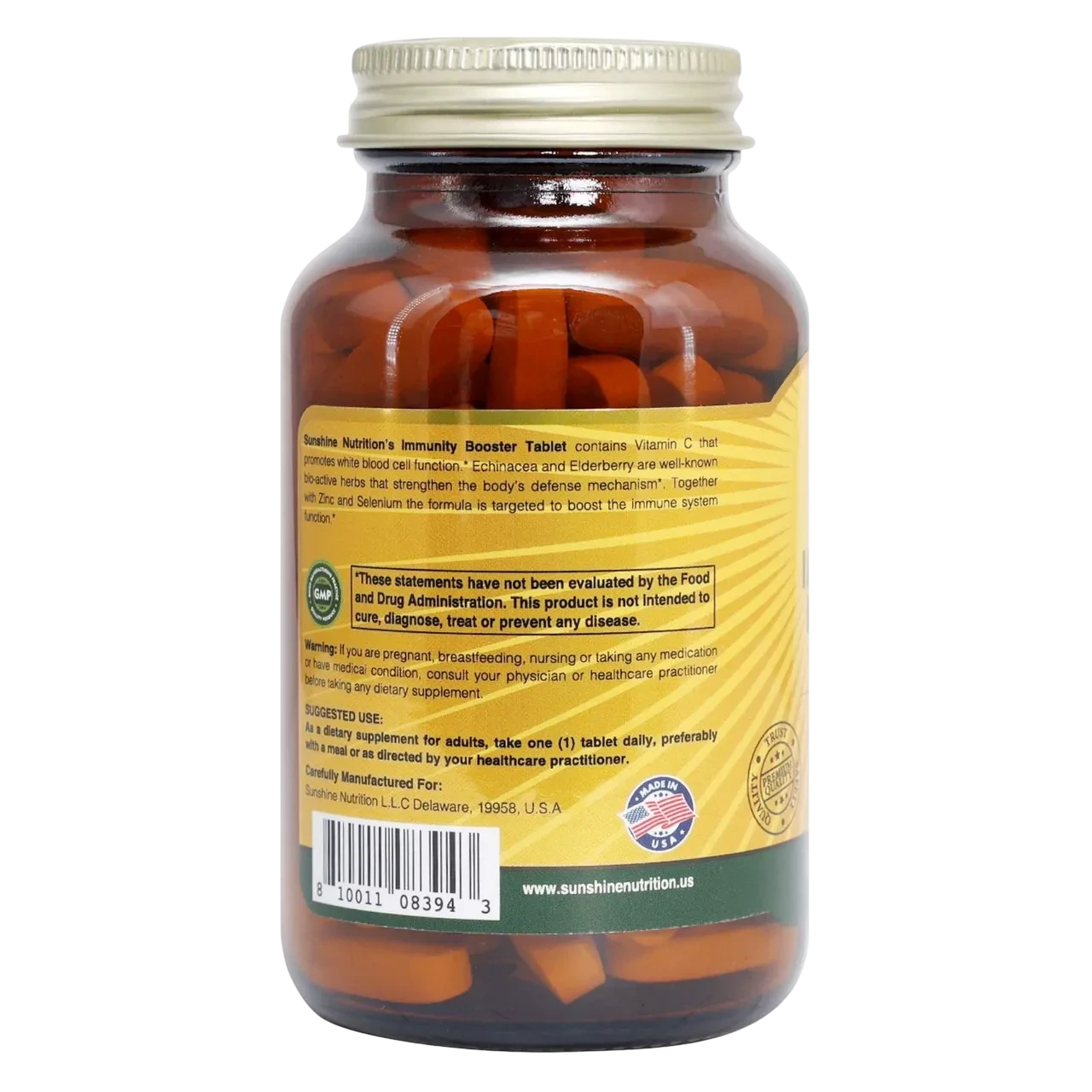 Sunshine Nutrition Immunity Booster 100 Tablets
