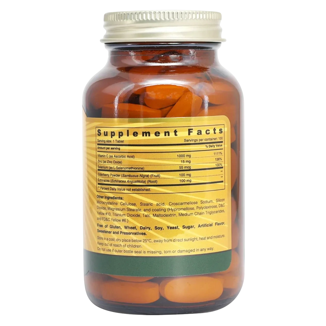 Sunshine Nutrition Immunity Booster 100 Tablets