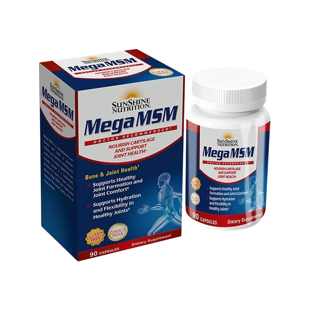 Sunshine Nutrition Mega Msm 90 Caps