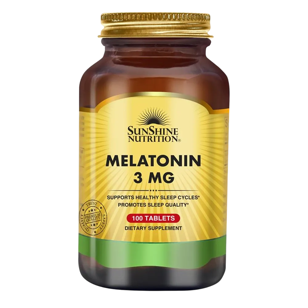 Sunshine Nutrition Melatonin Tablets 3mg 100 Pcs