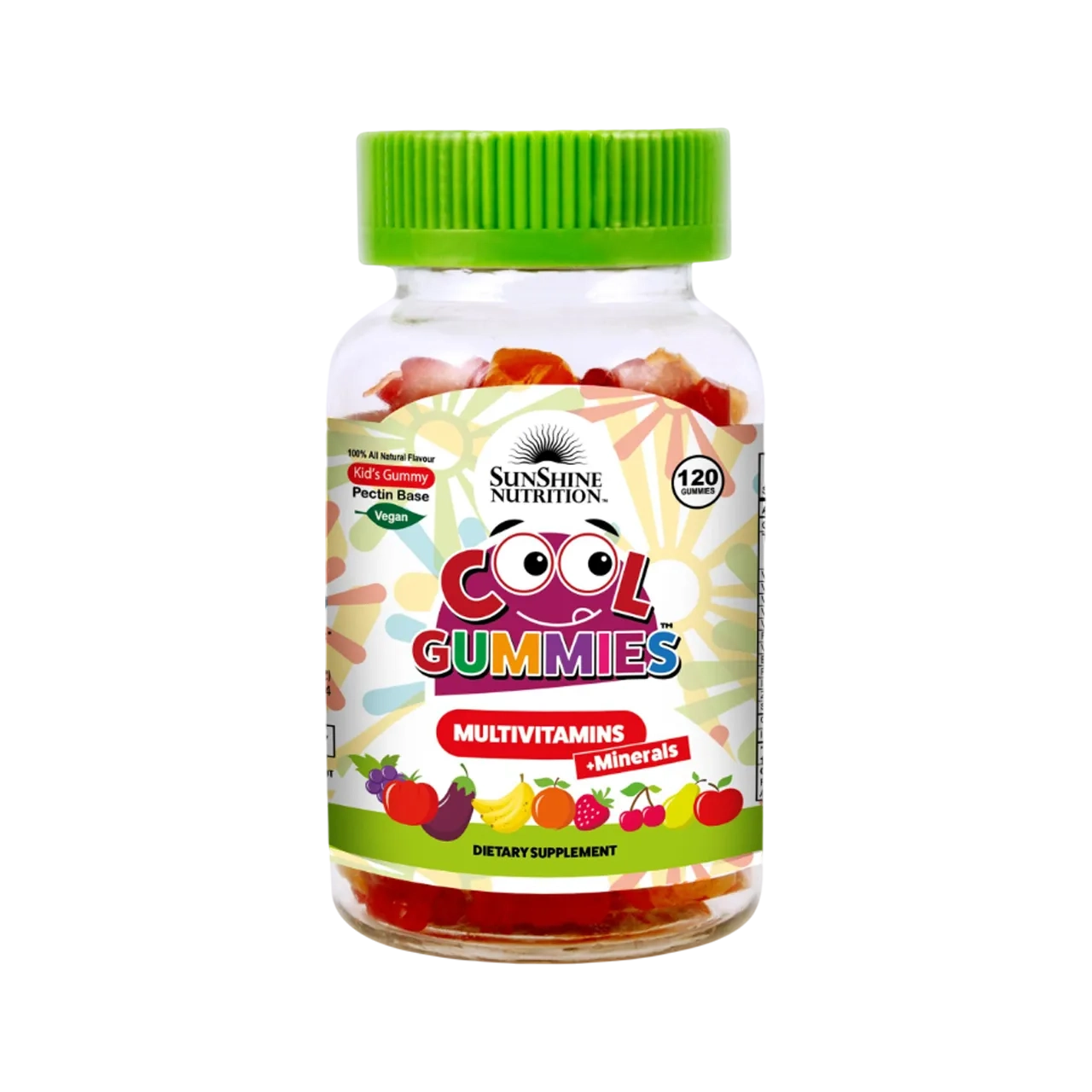 Sunshine Nutrition Multivitamins Dietary Supplement 120 Cool Gummies