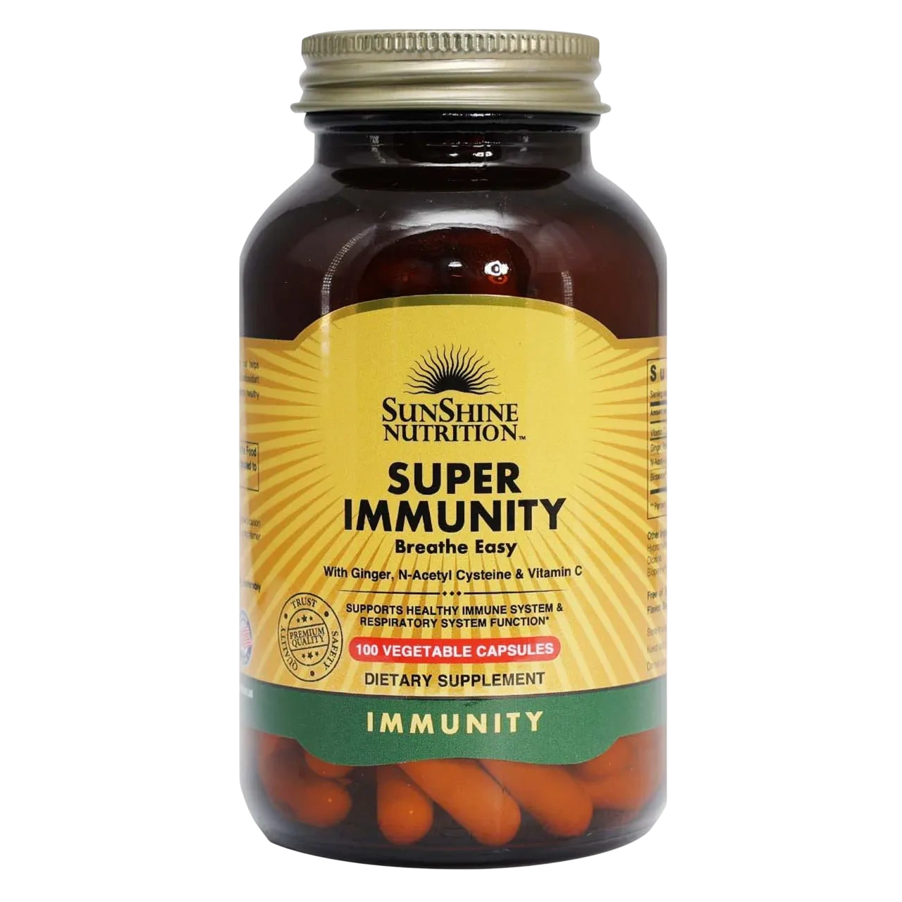 Sunshine Nutrition Super Immunity Breath Easy Dietary Supplement Tablets 200g