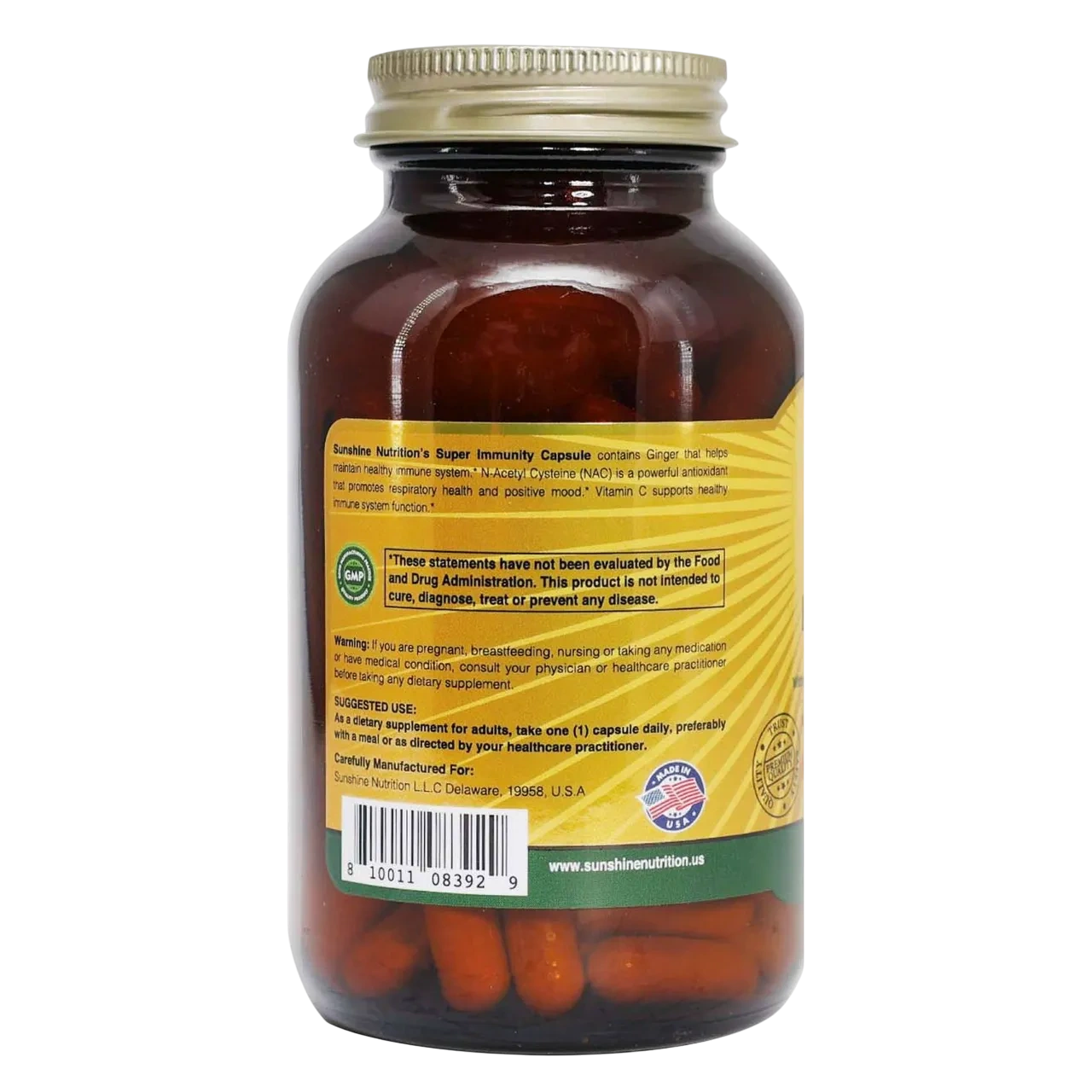 Sunshine Nutrition Super Immunity Breath Easy Dietary Supplement Tablets 200g