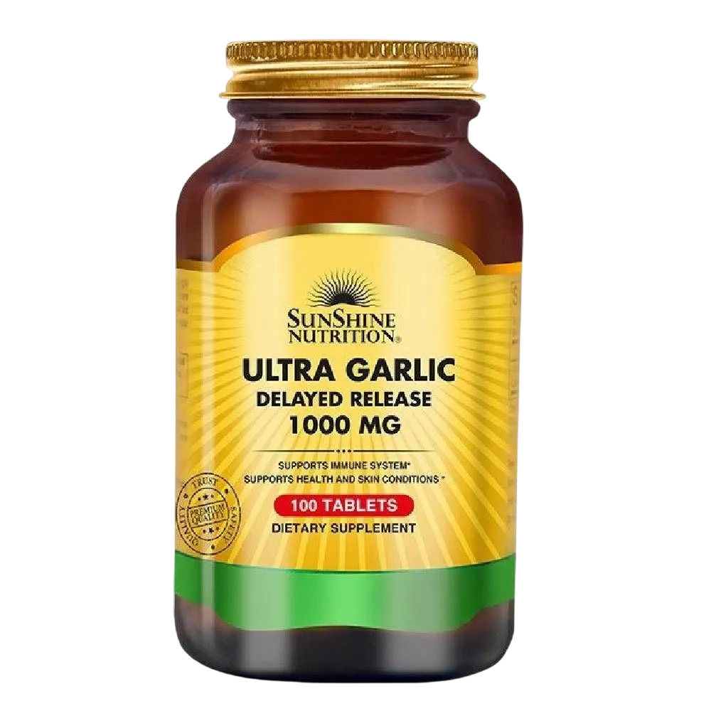 Sunshine Nutrition Ultra Garlic Delayed Release 1000mg 100tabs