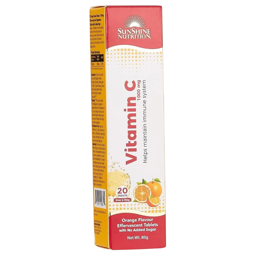 Sunshine Nutrition Vitamin C 1000mg 100 Veg Caps