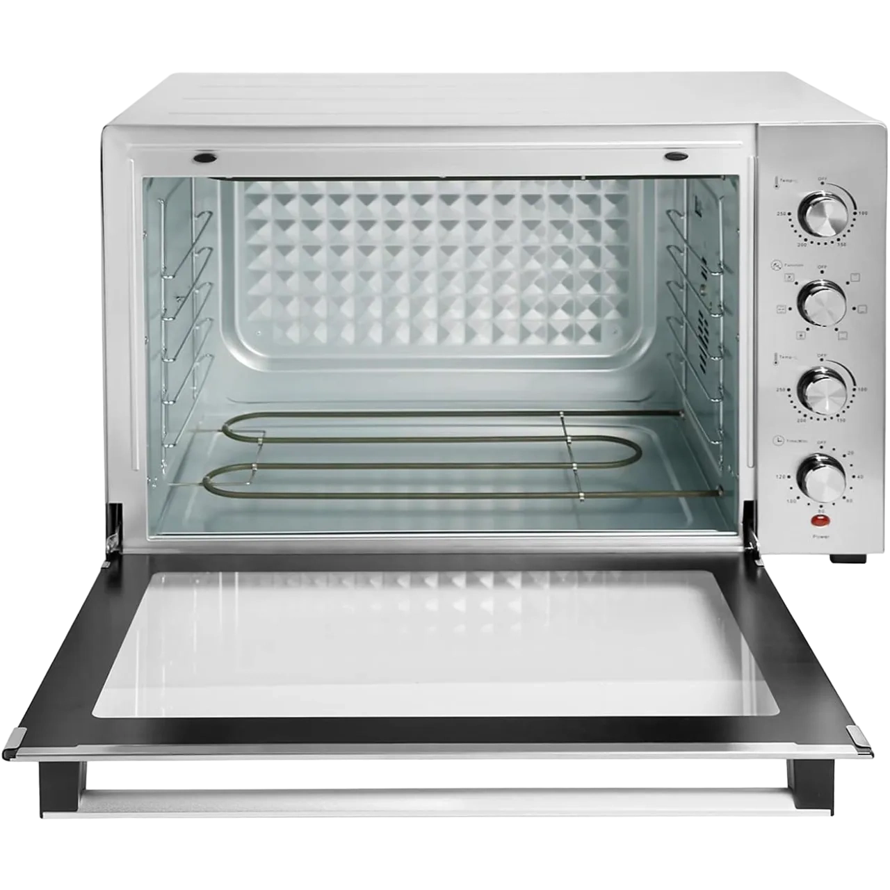 Super General 100 Liter Stainless Steel Electric Oven, Silver Sgeo-101-Trc
