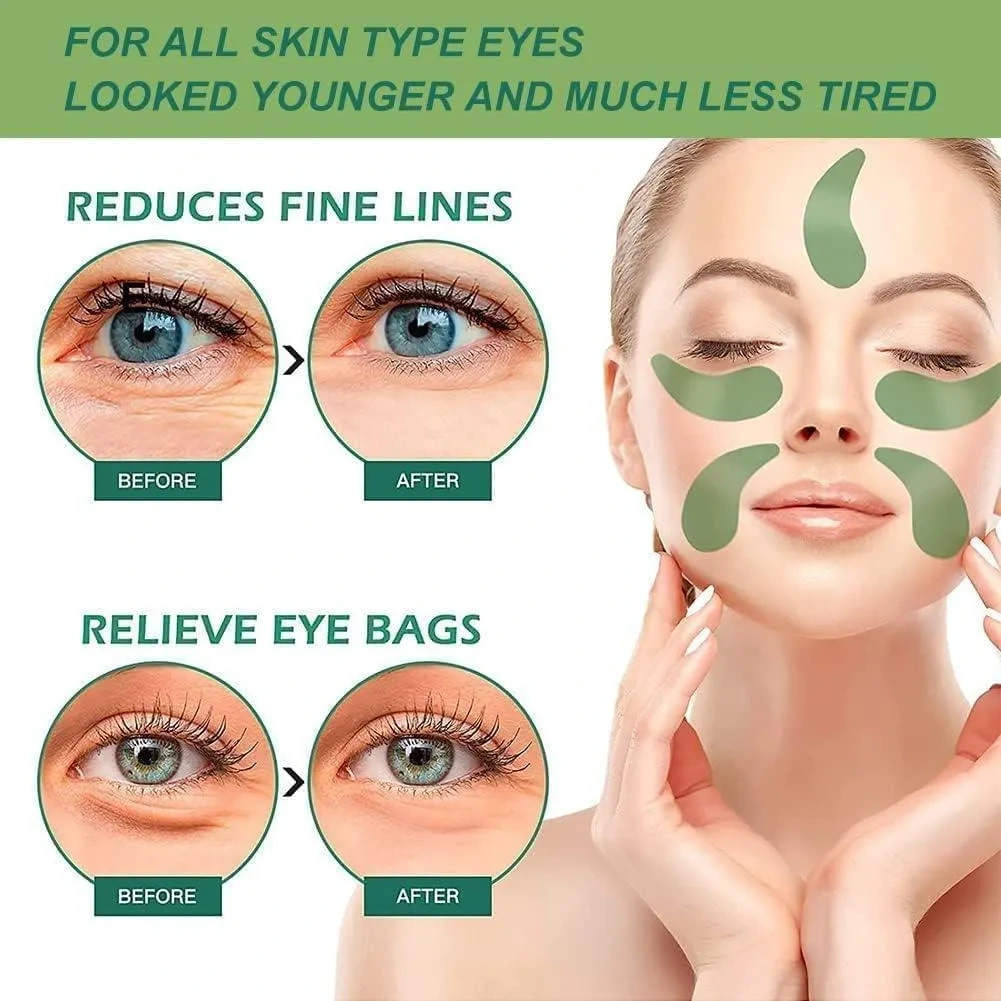 Syosi Seaweed Wrinkle Removal Tightening Eye Mask,Collagen Eye Mask Patches,Tightening Skin Eye Mask 60Pcs