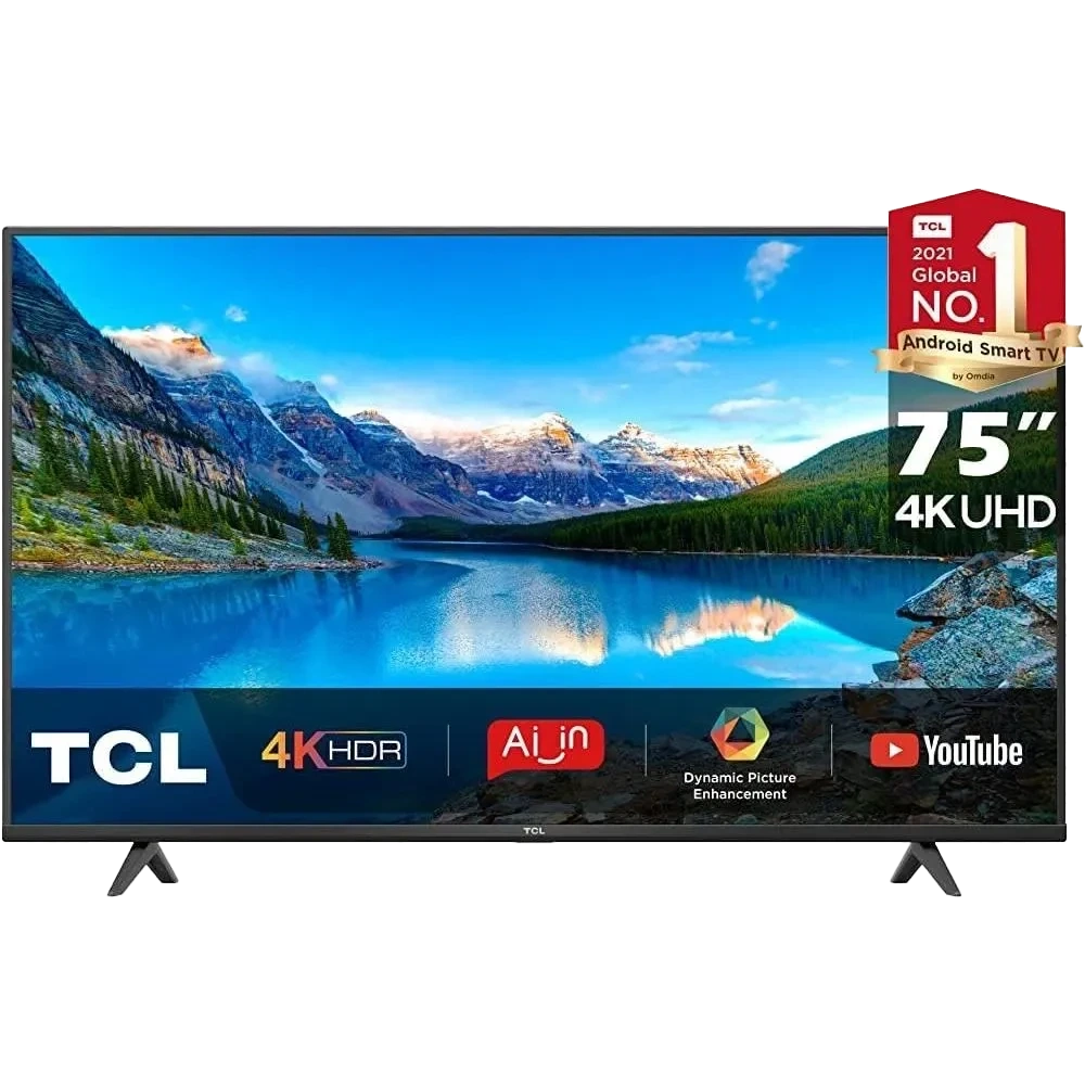 TCL Led Tv 75 Inch, Uhd Smart Google Tv 75P636