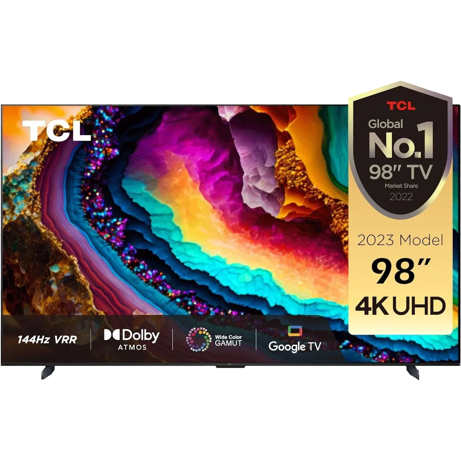 TCL Led Tv 98 Inch, 4K Google Smart Led Tv 98P745
