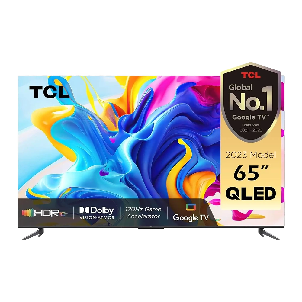 TCL Q-Led Tv 65 Inch, 4K Qled Android Smart Google Tv 65C645