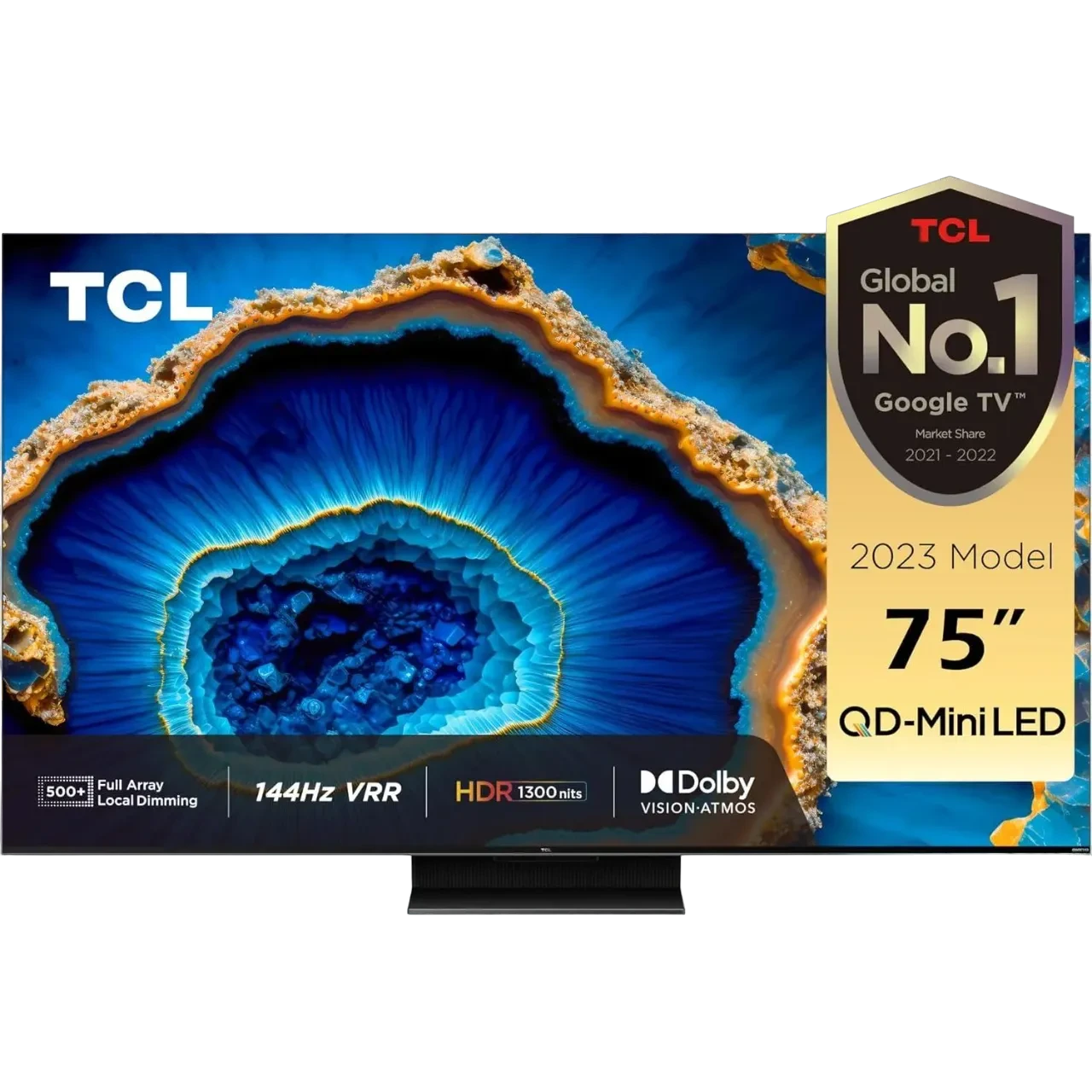 TCL Q-Led Tv 75 Inch, 4K Mini Led, Qled Smart Google Tv 75C755