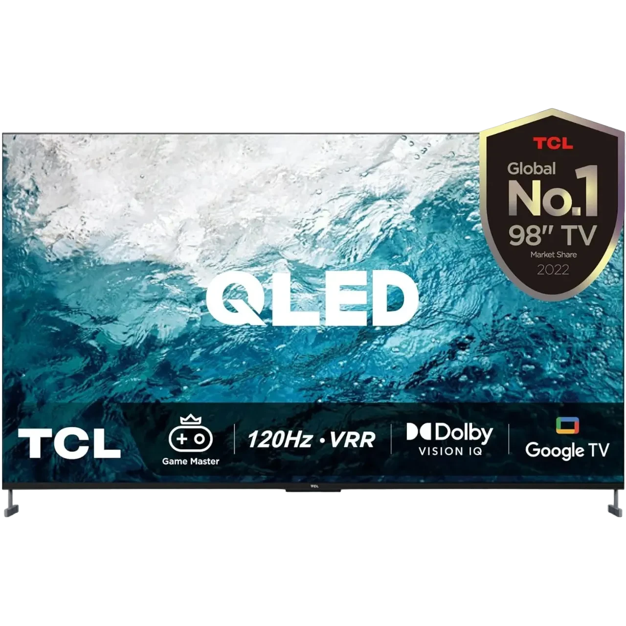 TCL Q-Led Tv 98 Inch, 4K Q-Led Smart Google Tv 98C735