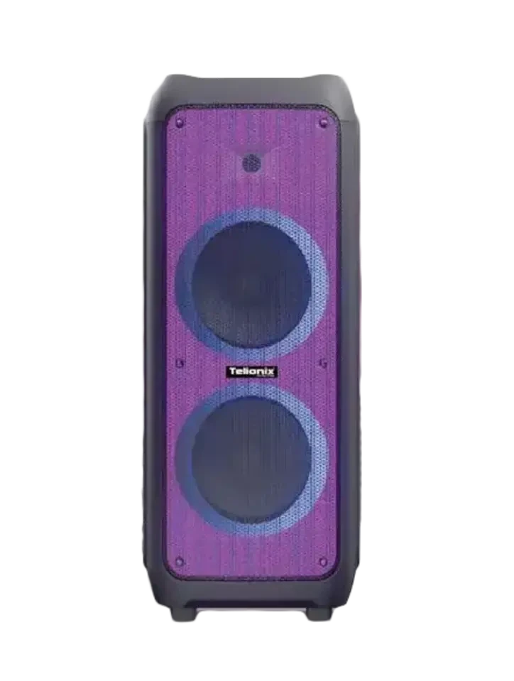 Telionix 10 inch Rechargeable Party Speaker, Power Color Lights, 3in2_TMS4709